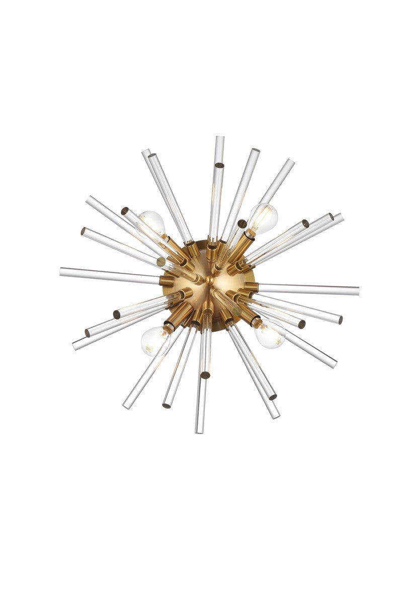 Elegant Lighting - 2502W18SG - Four Light Wall Sconce - Sienna - Gold
