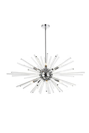 Elegant Lighting - 2502D42C - Ten Light Pendant - Sienna - Chrome