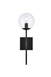 Elegant Lighting - LD2359BK - One Light Wall Sconce - Neri - Black and Clear