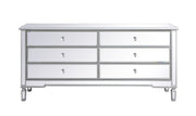 Elegant Lighting - MF63672S - Chest - Contempo - antique silver