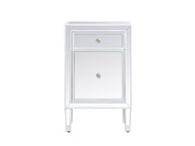 Elegant Lighting - MF72035WH - Nightstand - Reflexion - White