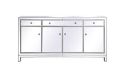 Elegant Lighting - MF72072S - Credenza - Reflexion - antique silver
