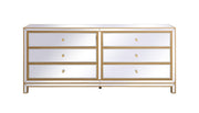 Elegant Lighting - MF73672G - Chest - Reflexion - Gold