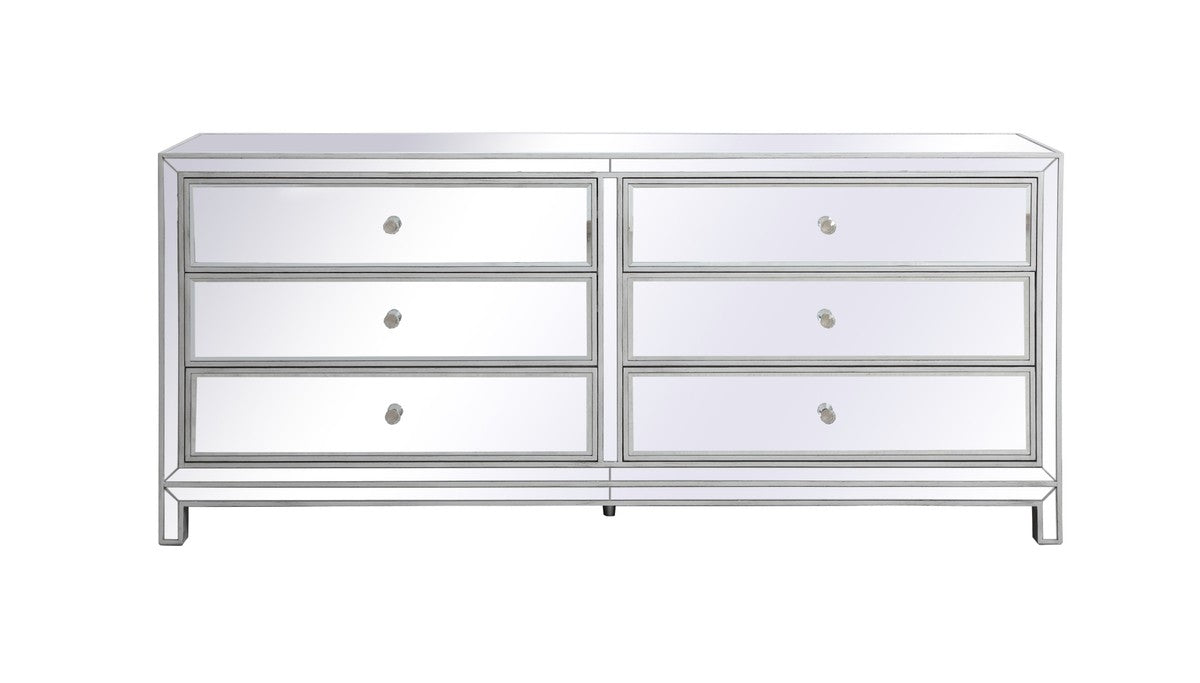 Elegant Lighting - MF73672S - Chest - Reflexion - antique silver