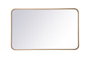 Elegant Lighting - MR802236BR - Mirror - Evermore - Brass