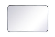 Elegant Lighting - MR802436S - Mirror - Evermore - Silver