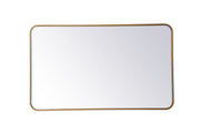 Elegant Lighting - MR802440BR - Mirror - Evermore - Brass