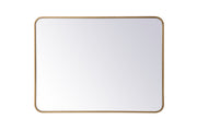Elegant Lighting - MR802736BR - Mirror - Evermore - Brass