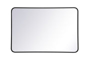 Elegant Lighting - MR802740BK - Mirror - Evermore - Black