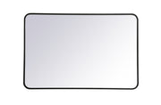 Elegant Lighting - MR802842BK - Mirror - Evermore - Black