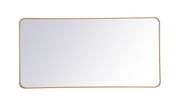 Elegant Lighting - MR803060BR - Mirror - Evermore - Brass