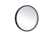 Elegant Lighting - MRE6018BK - LED Mirror - Pier - Black