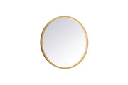 Elegant Lighting - MRE6024BR - LED Mirror - Pier - Brass
