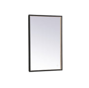 Elegant Lighting - MRE62030BK - LED Mirror - Pier - Black