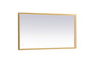 Elegant Lighting - MRE62036BR - LED Mirror - Pier - Brass