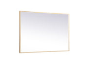 Elegant Lighting - MRE64260BR - LED Mirror - Pier - Brass