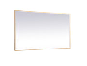 Elegant Lighting - MRE64272BR - LED Mirror - Pier - Brass