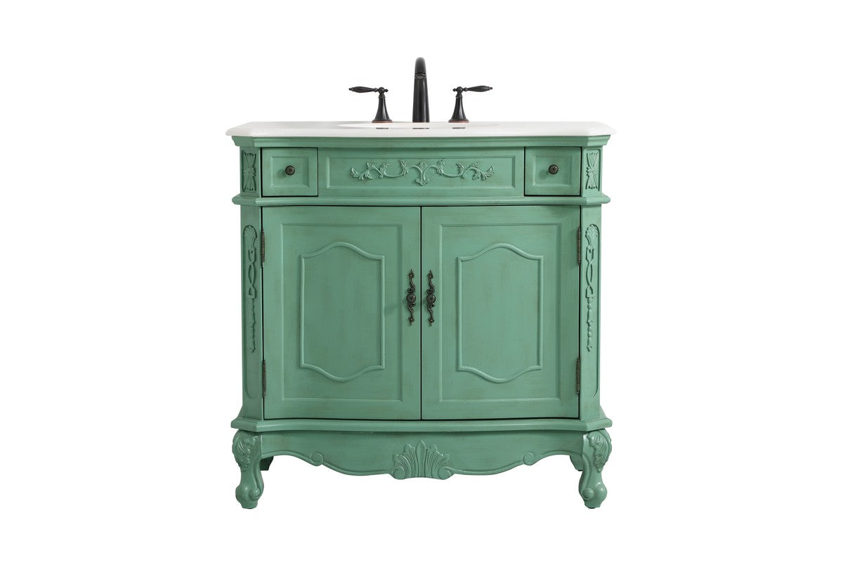 Elegant Lighting - VF10136VM - Vanity Sink Set - Danville - vintage mint