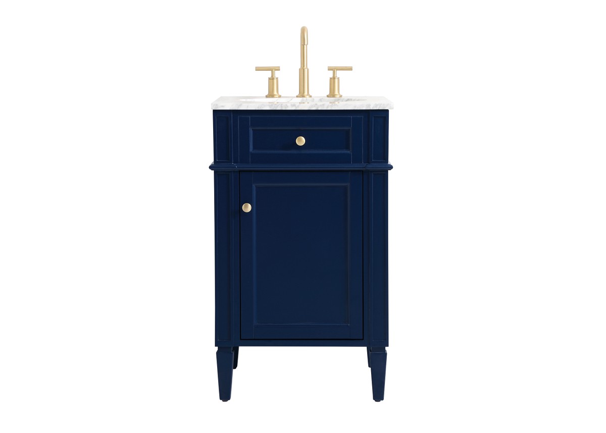 Elegant Lighting - VF12521BL - Single Bathroom Vanity - Park Avenue - blue
