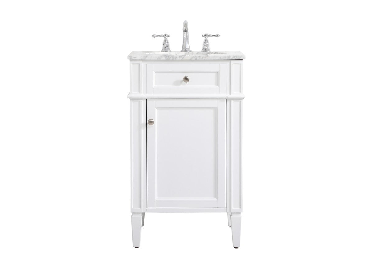 Elegant Lighting - VF12521WH - Single Bathroom Vanity - Park Avenue - white