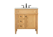 Elegant Lighting - VF12532NW - Single Bathroom Vanity - Park Avenue - natural wood