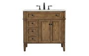 Elegant Lighting - VF12536DW - Single Bathroom Vanity - Park Avenue - driftwood