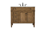 Elegant Lighting - VF12540DW - Single Bathroom Vanity - Park Avenue - driftwood