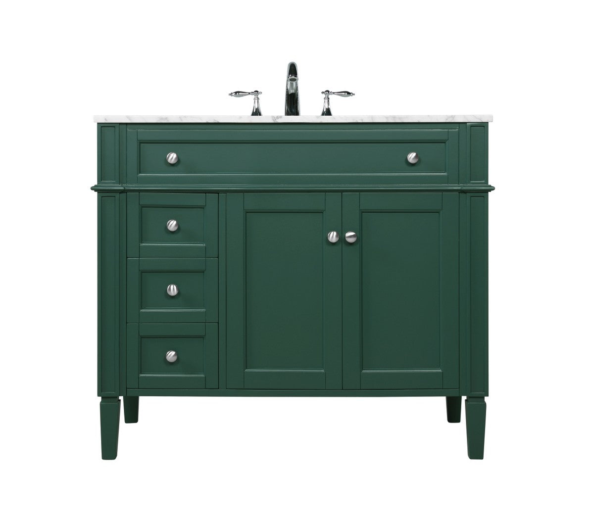 Elegant Lighting - VF12540GN - Single Bathroom Vanity - Park Avenue - green
