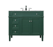 Elegant Lighting - VF12540GN - Single Bathroom Vanity - Park Avenue - green
