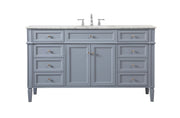Elegant Lighting - VF12560GR - Single Bathroom Vanity - Park Avenue - grey