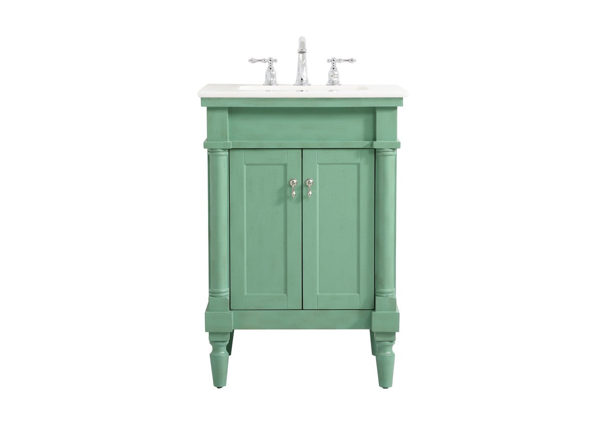 Elegant Lighting - VF13024VM - Vanity Sink Set - Lexington - vintage mint