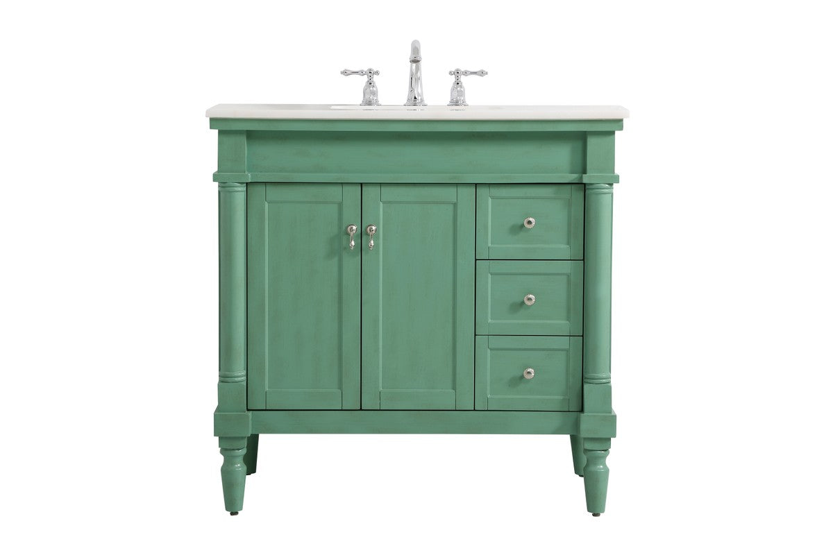 Elegant Lighting - VF13036VM - Vanity Sink Set - Lexington - vintage mint