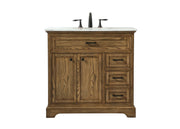 Elegant Lighting - VF15036DW - Single Bathroom Vanity - Americana - driftwood