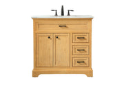 Elegant Lighting - VF15036NW - Single Bathroom Vanity - Americana - natural wood