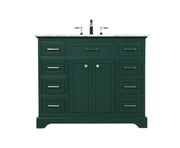 Elegant Lighting - VF15042GN - Single Bathroom Vanity - Americana - green