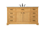Elegant Lighting - VF15060NW - Single Bathroom Vanity - Americana - natural wood