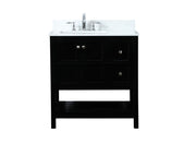 Elegant Lighting - VF16432BK-BS - Vanity Sink Set - Theo - black