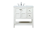 Elegant Lighting - VF16432WH - Vanity Sink Set - Theo - white