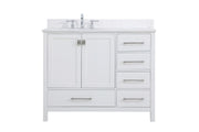 Elegant Lighting - VF18842WH-BS - Bathroom Vanity Set - Irene - White