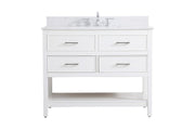 Elegant Lighting - VF19042WH-BS - Vanity Sink Set - Sinclaire - white