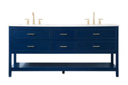 Elegant Lighting - VF19072DBL - Vanity Sink Set - Sinclaire - blue