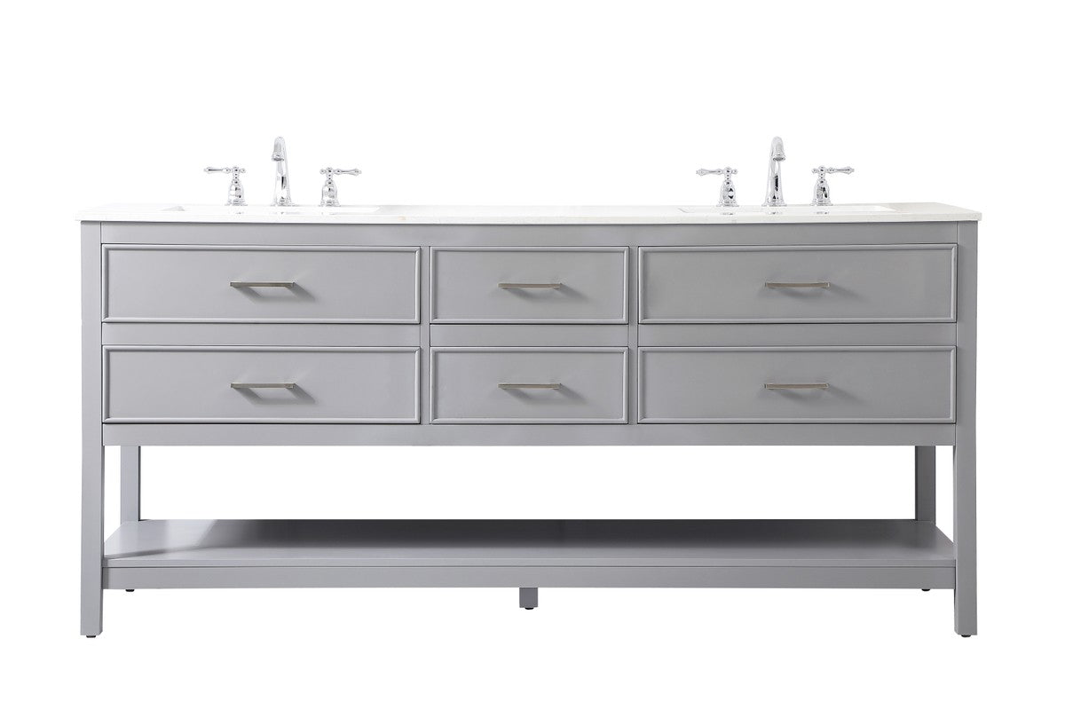 Elegant Lighting - VF19072DGR - Vanity Sink Set - Sinclaire - gray