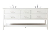 Elegant Lighting - VF19072DWH - Vanity Sink Set - Sinclaire - white