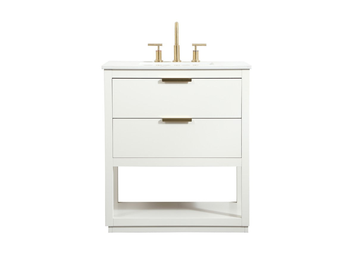 Elegant Lighting - VF19230WH - Vanity Sink Set - Larkin - white