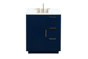 Elegant Lighting - VF19430BL-BS - Vanity Sink Set - Blake - blue