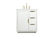 Elegant Lighting - VF19430WH - Vanity Sink Set - Blake - white