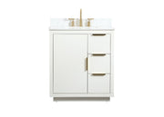 Elegant Lighting - VF19430WH-BS - Vanity Sink Set - Blake - white