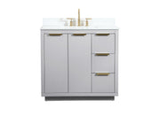 Elegant Lighting - VF19436GR-BS - Vanity Sink Set - Blake - Grey
