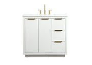 Elegant Lighting - VF19436WH - Vanity Sink Set - Blake - white
