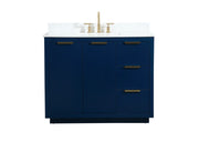 Elegant Lighting - VF19442BL-BS - Vanity Sink Set - Blake - blue